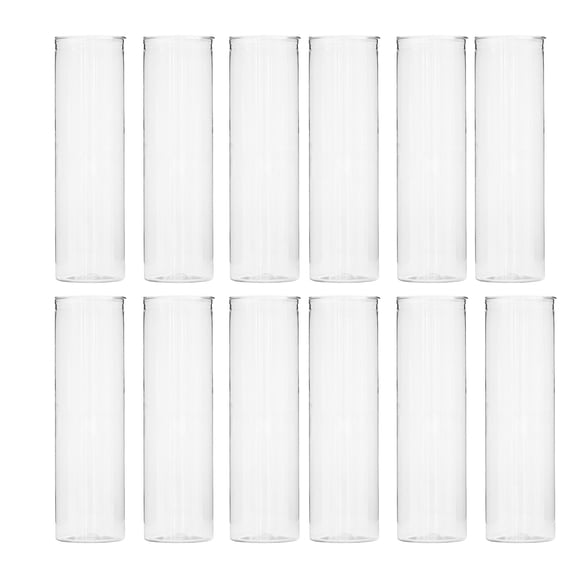 fuxzkrlz Plastic Clear Cylinder Vase, Modern Flower Arrangement Vase, Transparent Table Centerpiece Vase for Home Dinner Party Wedding Decor