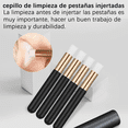 thumbnail image 2 of 10 Pzs Brochas Para Limpiar Pestañas De Mink Negro, 2 of 5