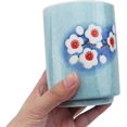 2pcs 2 Porcelain Tea Cup Set Plum Blossom Design for Tea Ceremony Sushi