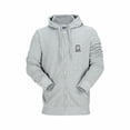 thumbnail image 1 of Sudadera Para Hombre K-SWISS Con Gorro Y Cierre Frontal Gris Talla Ch, 1 of 3
