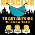thumbnail image 3 of Wise Owl Outfitters Large DoubleOwl Hammock with Tree Straps, Green/Khaki, 3 of 8