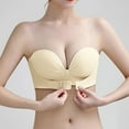 thumbnail image 3 of Kureaily Women's Strapless Push Up Bra With Top And Back Womens Deep V Bras, 3 of 5