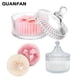 thumbnail image 1 of 1 Set Body Powder Puff And Container - Glass Container With Handle For Travel And Home - Makeup Puff For Dusting Powder, 1 of 3