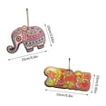 thumbnail image 3 of Clearance! Trendy Car Accessories, Hanging Accessories, Elephant, Peace, Hanging Rearview , Car Fragrance, Long-Lasting New Card, Portable Car Fragrance Film, 3 of 6