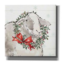 Epic Graffiti 'Modern Farmhouse XIII Christmas' by Anne Tavoletti, Canvas Wall Art, 37"x37"