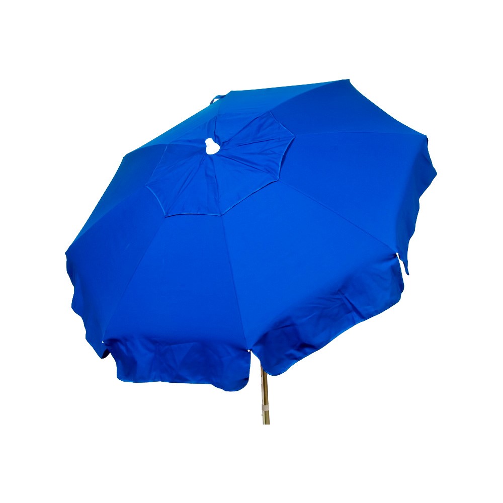 Italian 6 Ft Umbrella Acrylic Solid Blue Patio Pole Walmart Com Walmart Com