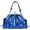Blue, variant on Kukuzhu Women Pleat Hobo Shoulder Bags Fashion Bright Shell Evening Purse Chic Chain Crossbody Bag