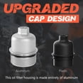 thumbnail image 3 of Carcasa de filtro de aceite con enfriador de aceite para Dodge Journey Charger, 3 of 7