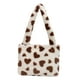 thumbnail image 5 of Moda Vagabundo Bolso De Felpa Bolso De Mano Monedero Corazón Bandolera Para Vacaciones Marrón Sunnimix Monedero de hombro para mujer, 5 of 8