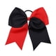 thumbnail image 5 of Minnieouse Banda para el cabello grande Nudo de lazo Elástico Color a juego Estilo pijo decorativo Coleta Titular Scrunchies Accesorios Rojo + rojo + negro 2Conjunto, 5 of 6