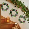 thumbnail image 5 of Christmas Wreath – 16 inch Holiday Door Hanging Decoration for Home, Hotel & Mall – Christmas Garland Wreath for Indoor & Outdoor Decor, 5 of 5