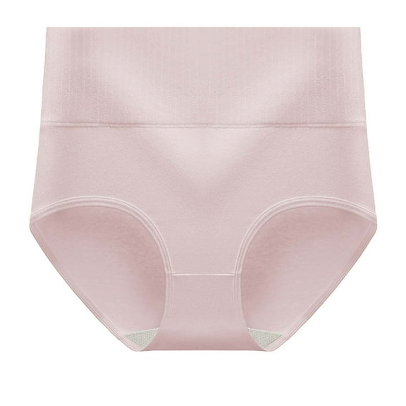 Fancifize Womens High Waisted Underwear Full Coverage Cotton Briefs Comfort Tummy Control Breathable Panties