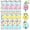 Multicolor, variant on Joyfy 36 Pcs Easter Stickers for Kids,Make Your Own Stickers with Easter Bunny,Egg,Chick,Egg Shell,Sheep,Pig,Party Favor Supplies Easter Crafts for Kids
