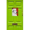 thumbnail image 2 of Carolines Treasures SC9762DS1216 Great Pyrenees Flocons de Neige Rouges Impressions Murales Ou de Porte en Métal Aluminium pour les Fêtes, 2 of 2