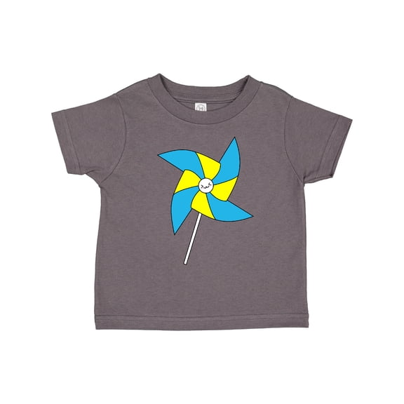 Inktastic Yellow and Blue Pinwheel Boys or Girls Toddler T-Shirt
