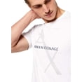 thumbnail image 3 of Camiseta Armani Exchange con cuello redondo y logotipo para Hombre - Blanco (S), 3 of 8