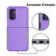 thumbnail image 5 of Njjex for Samsung Galaxy A13 5G Case, Galaxy A13 Case Dual Layer Rubber Protection Cover Anti-Scratch Protective Slim Lightweight Shockproof Heavy-Duty Case for Samsung A13 5G- Purple, 5 of 6