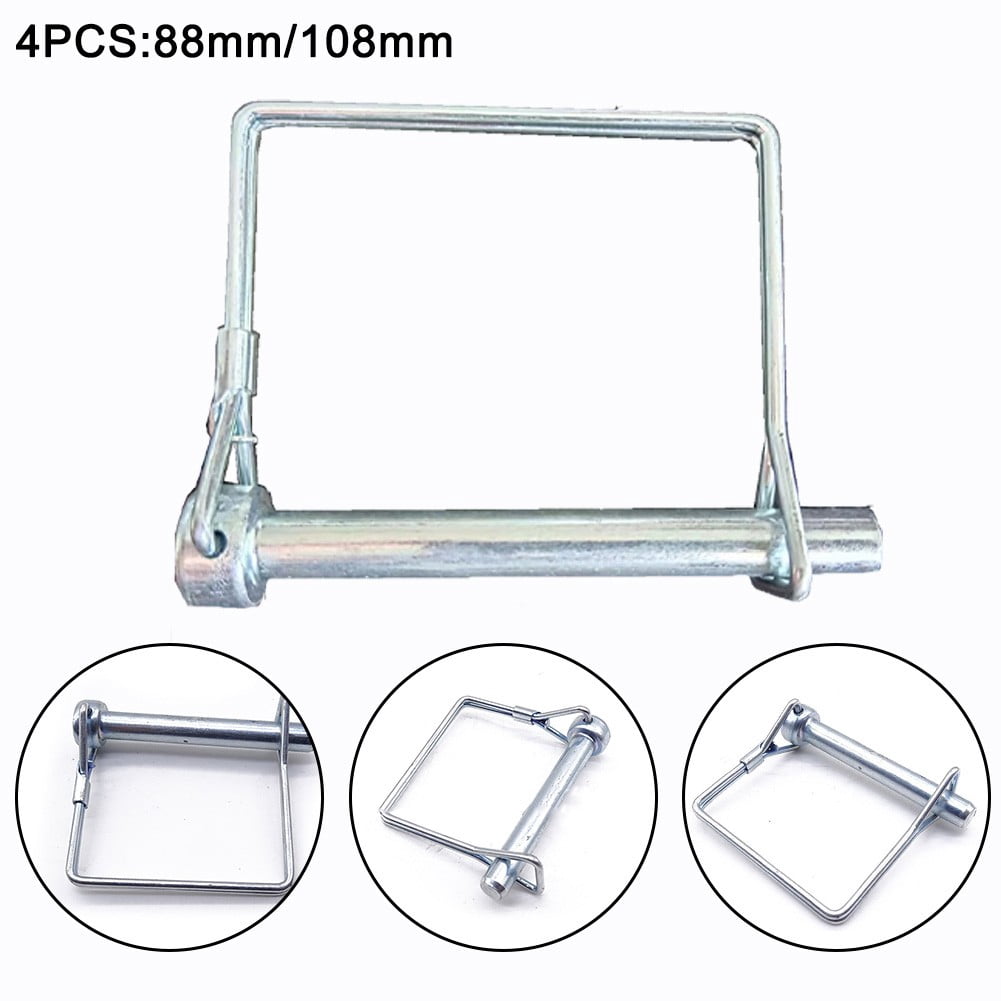RichLink Square Pin D-Pin Square Lock Pin Spring Pin Quick Lock Pin Latch Pin，12*100