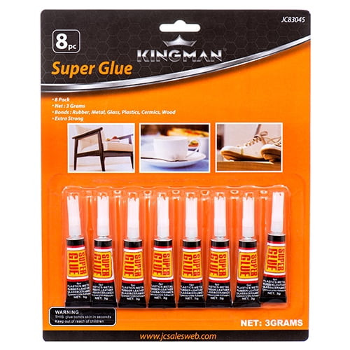 New 308381 Kingman Super Glue 8pcs W Blister 24 Pack X Others Cheap Wholesale Discount Bulk Stationery X Others Table Cover Walmart Com Walmart Com