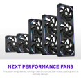 thumbnail image 2 of Ventilador NZXT F280X Performance de marco único con 2 PWM RGB de 140 mm, 2 of 9