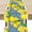 Tr-lemon02, variant on Lemon Table Runner, Yellow and Blue Mediterranean Summer Fruit Italian Blue Tiles Seasonal Coffee Table Center Decor for Home Kitchen Dining Party Patio Indoor Outdoor Table Decoration 13.8x71