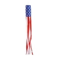 thumbnail image 1 of American US Flag Windsock & Stripes USA Patriotic Decorations Embroidered And Fade 40 Inch Halloween Decorations, 1 of 8