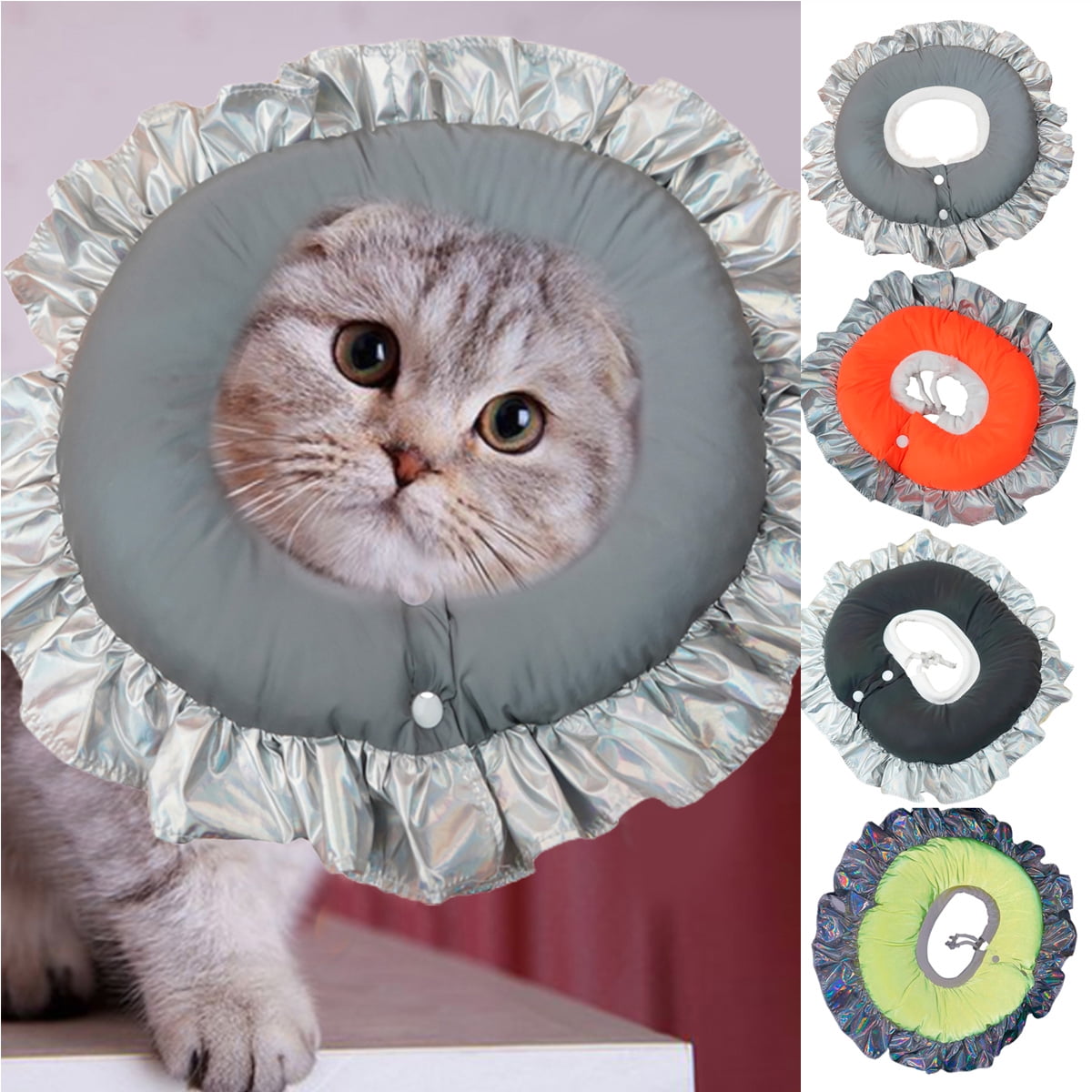 Travelwant Cat Cone Collar Soft, Stop Licking E Collar for Recovery