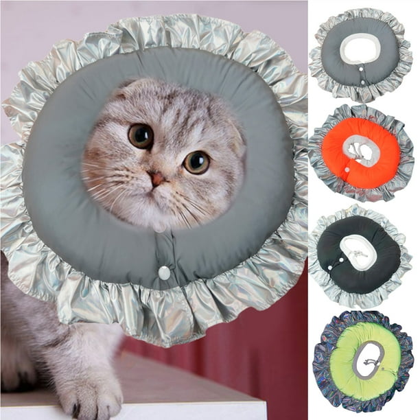 Travelwant Cat Cone Collar Soft, Stop Licking E Collar for Recovery, Neck Circumference, Post