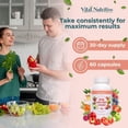 thumbnail image 7 of Vital Super Fruits & Veggies - Daily Superfood Capsules for Adults - fruit and veggies supplement to Boost Immunity & Energy - 2-in-1 Formula for Overall Wellness, 7 of 7