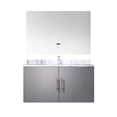 thumbnail image 2 of 36 in. Wide Dark Grey Wood Vanity | Faucet and Mirror Included for Easy Installation | Benefit from Scratch - Resistant Surface, 2 of 6