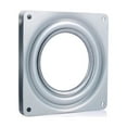 thumbnail image 4 of Riwesomey Placa giratoria de acero inoxidable de aleación de Zinc, 2 uds., para escaleras cuadradas, rotación, resistente y conveniente Artesanía plata 2 pulgadas, 4 of 6