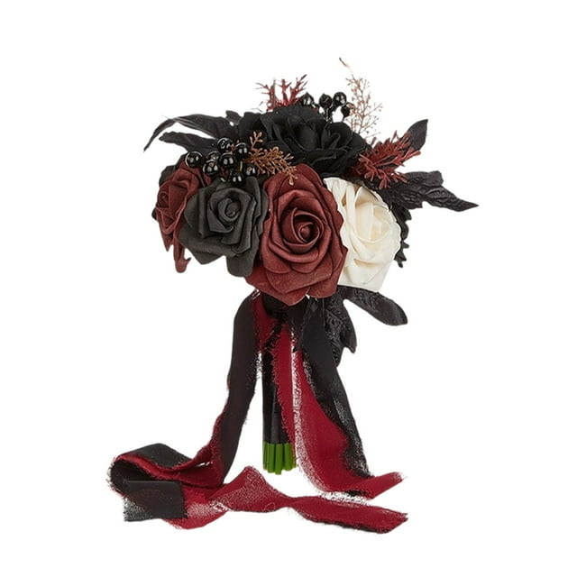 DFC Halloween Decorations Silk Bouquet Party Supplies For Home Table Centerpiece Event Floral Arrangement