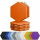 thumbnail image 1 of Paneles acústicos Amantech de alta densidad, paquete de 12 unidades, hexagonales, naranja, 1 of 7