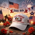 thumbnail image 5 of Red Friday Art Printed Baseball Cap With Adjustable Snapback Closure For Men And Women, 5 of 5