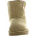 thumbnail image 3 of Sunville S-91007 Girl's Winter Boots Kids Childrens Faux Suede Warm Fur Lined Button Shoes 3 Colors, 3 of 7