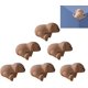 thumbnail image 1 of Protectores de esquinas: protectores de bordes suaves con forma de cachorro, protectores de esquinas, esquinas de mesa para bebés Jingan oso de fresa Electrónica, 1 of 5