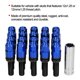 thumbnail image 5 of 20pcs Steel Extended Lug Bolts M12x1.25 28mm Thread with Sleeve Universal for CarBlue, 5 of 5
