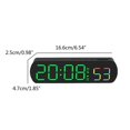 thumbnail image 3 of LED Digital Alarm Clock with Temperature Adjust Brightnesss Date Display Clock Timer Timing Function Clock, 3 of 4