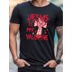 thumbnail image 1 of Jesús es mi San Valentín, cruz, corazón, cristiano, San Valentín, retro, moda, camiseta casual para hombre - Cuello redondo, manga corta, camiseta estampada - Cómoda, transpirable, versátil - Apta par, 1 of 9