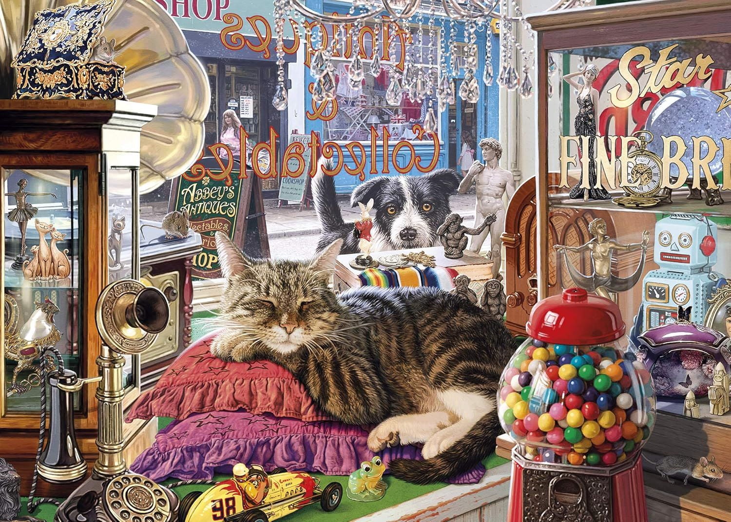 Gibsons Abbey's Antique Shop 1000 Piece Jigsaw Puzzle