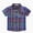 T06-Purple, variant on Boys Button Down Shirt Plaid Shirts for Boys Short Sleeve with Button Toddler Clothes Outwear Coat for Babys
