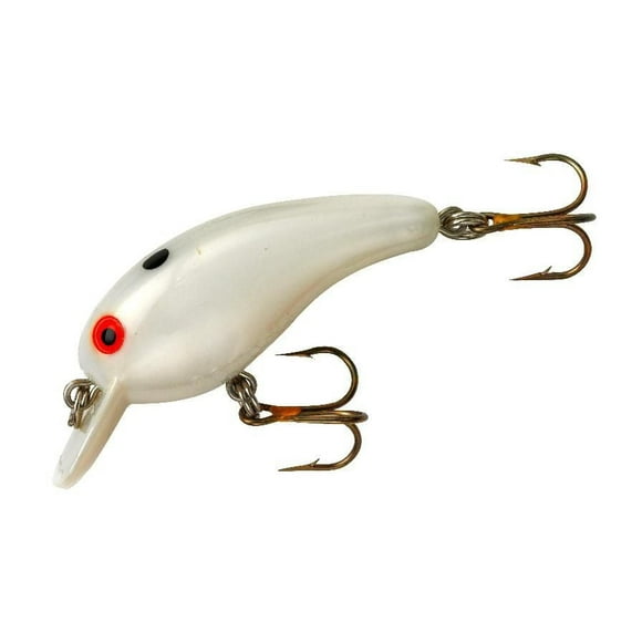 Cotton Cordell C7807 Big O Square Lip Crankbait, 3", 3/8 oz, Pearl/Red Eye, Available in two sizes