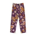 thumbnail image 4 of Balery Buffalo Plaid and Butterflys print Men's Pajama Pants,Ultra Lightweight Pjs,Lounge Pant-Small, 4 of 9