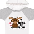 thumbnail image 4 of Inktastic It Moose Be Love with Cute Moose Boys or Girls Baby Bodysuit, 4 of 5