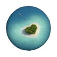 thumbnail image 2 of Gaeub Paradise Island 14-17in Tire Cover, Spare Tire Cover, for Camper Caravan, Trailer, Car, Truck, SUV, Jeep - 15 inch, 2 of 9