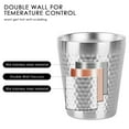 thumbnail image 4 of DODAMOUR 4 Pack 10 oz Stainless Steel Insulated Cups, Double Wall Stackable Tumblers for Home, Office, Party, 4 of 7