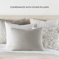thumbnail image 4 of Noble Linens 2-Pack Seed Stitch Knit and Cotton Patterned Decor Throw Pillows - Light Gray, 4 of 8