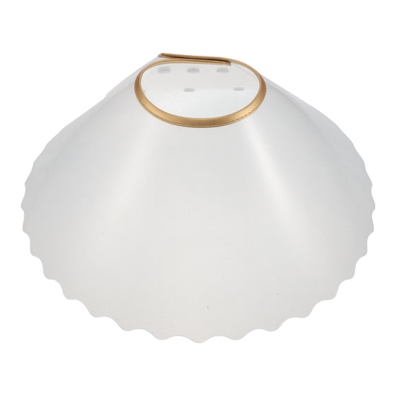 ETEREAUTY Etereaauty Transparent PP Dog Elizabethan Collar for Post-Surgery Recovery and Licking Prevention