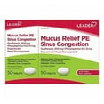 Leader Mucus Relief PE Sinus Congestion & 50 Tablets