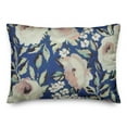 thumbnail image 2 of Creative Products Multi Floral Blue 14 x 20 Indoor / Outdoor Pillow, 2 of 3